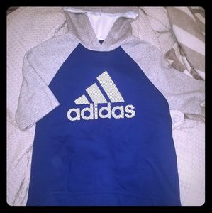 New Adidas short sleeved hoodie